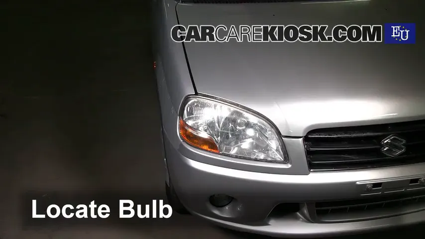 2001 Suzuki Ignis GL 1.3L 4 Cyl. Lights Turn Signal - Front (replace bulb)